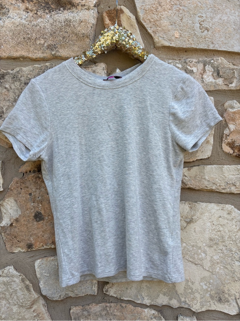 Edikted grey crew neck shirt size large